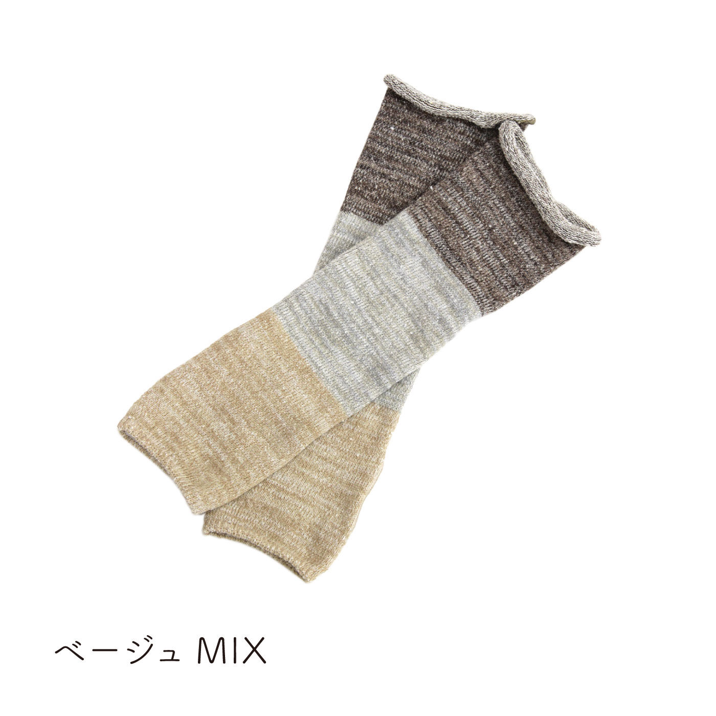 FELISSIMO PARTNERS|HIORIE（ヒオリエ） 表はコットン　肌側シルクのアームカバー