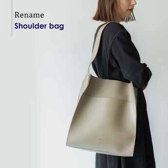 FELISSIMO PARTNERS | 上品な質感の フェイクレザー ショルダーバッグ
