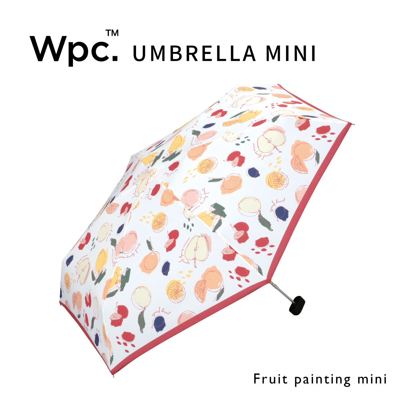 FELISSIMO PARTNERS|雨でも楽しい　フルーツペイントの折りたたみ雨傘