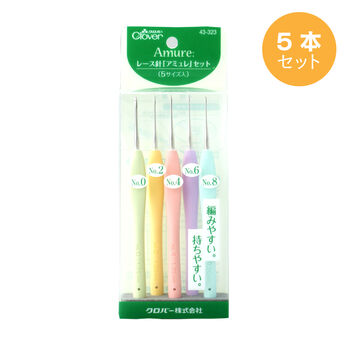 FELISSIMO PARTNERS | クロバー レース針 アミュレ 5本セット