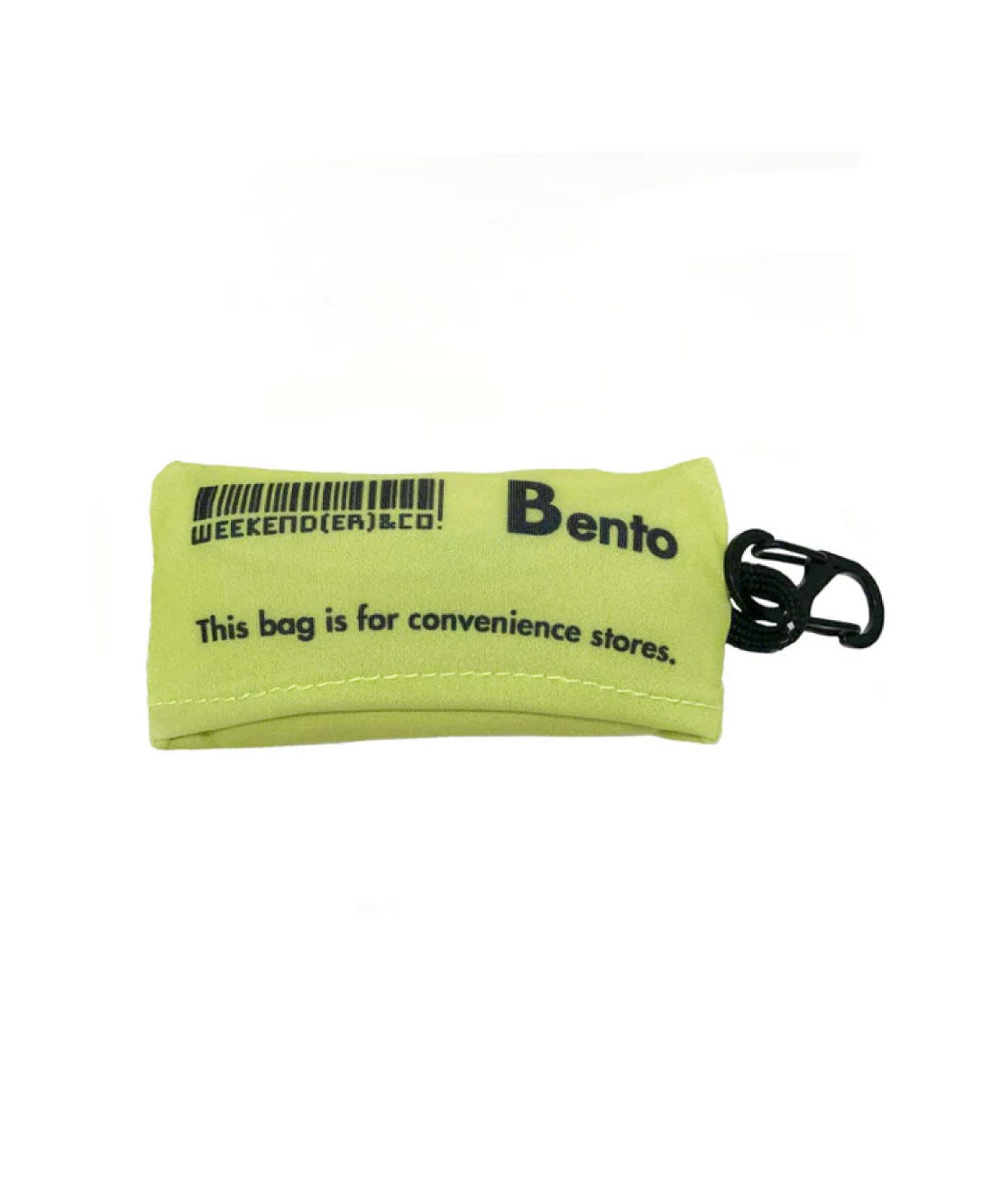 FELISSIMO PARTNERS|お弁当が傾かない！　まちたっぷりの極小＆軽量エコバッグ　ＨＵＮＧＢＡＧ　Ｂｅｎｔｏ|便利なカラビナ付き。