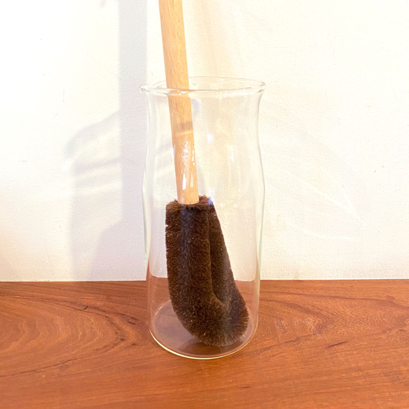 FELISSIMO PARTNERS|水筒ポットの茶渋洗いに！持ち手付き棕櫚たわし水筒用ロング
