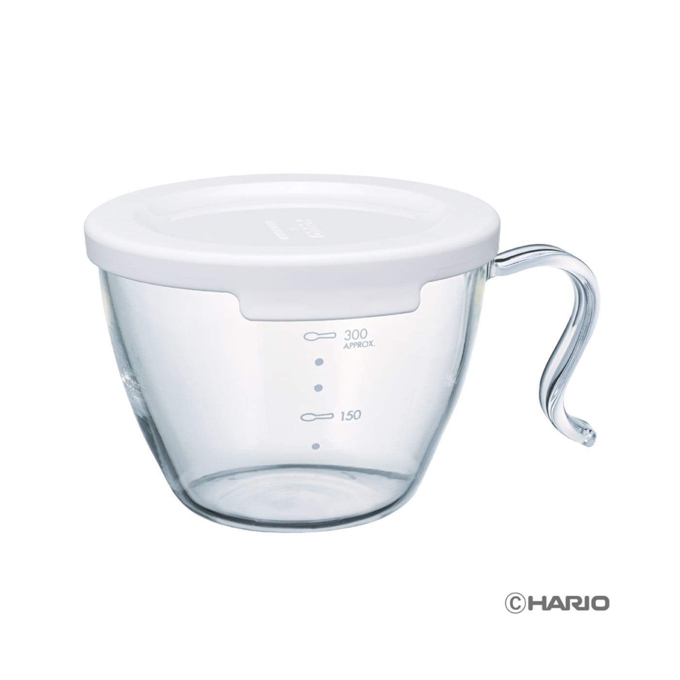 FELISSIMO PARTNERS|ひとり分のスープを電子レンジで簡単調理　スタッキングできるＨＡＲＩＯ耐熱ガラススープカップ