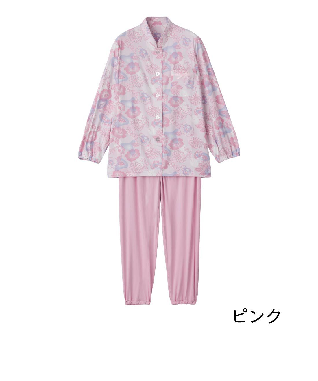 FELISSIMO PARTNERS|NOBI　AID　TM脱ぎ着がらくな大きめボタンのびのびストレッチパジャマ