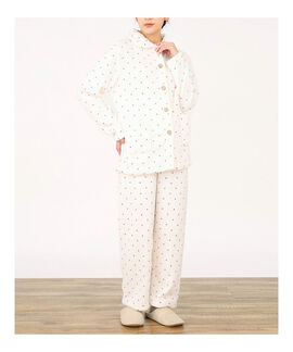 FELISSIMO PARTNERS | おとなモノトーン ドット柄 パジャマの会（3回予約）