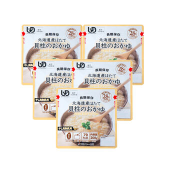 FELISSIMO PARTNERS | ユニバーサルな保存食 北海道産 ほたて貝柱の おかゆ 5パックの会