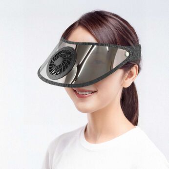 FELISSIMO PARTNERS | 暑いのは顔だから！ ファン付き サンバイザー