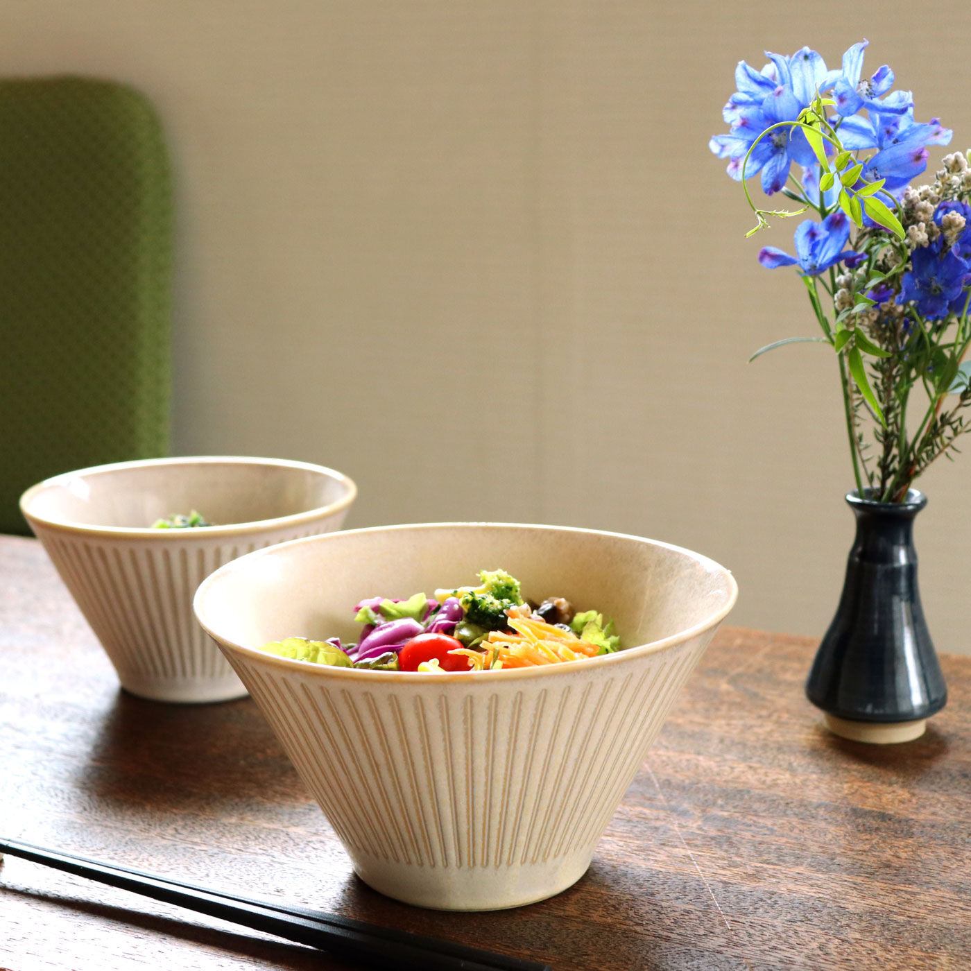 FELISSIMO PARTNERS|ハンプやデニムみたいな　居酒屋さん風サラダ鉢２個セット