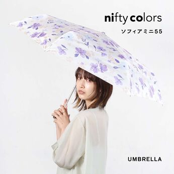 FELISSIMO PARTNERS | ちょっと大きめ 折りたたみ 雨傘 ソフィア