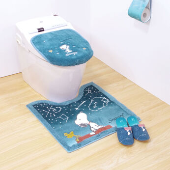 FELISSIMO PARTNERS | 星空がロマンティック スヌーピー トイレマット