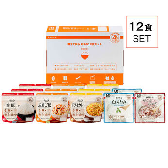 FELISSIMO PARTNERS | 直後もその後もこれなら安心　お米の１２食４日分