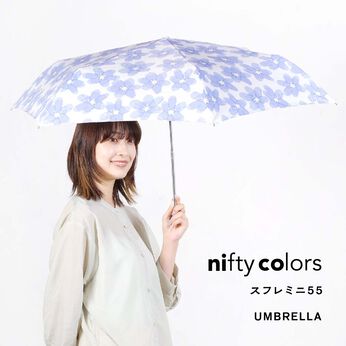 FELISSIMO PARTNERS | ちょっと大きめ 折りたたみ 雨傘 スフレ