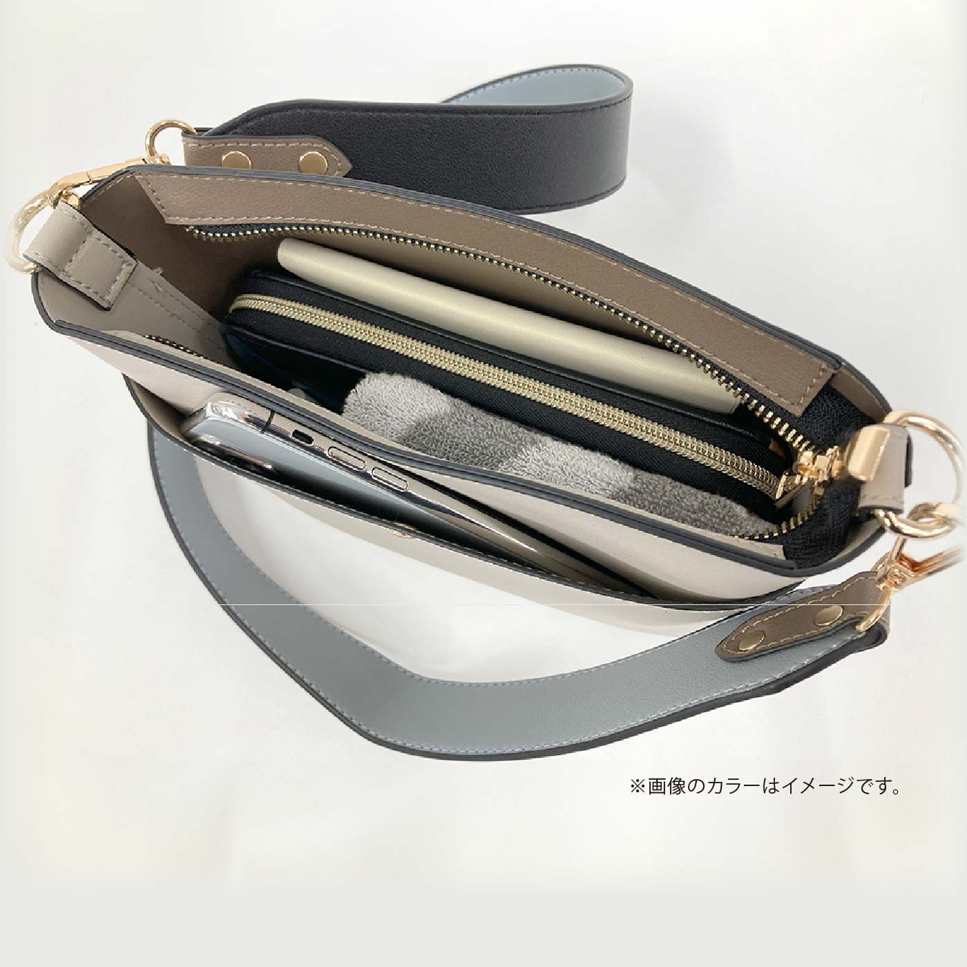 FELISSIMO PARTNERS|ストラップで差し色を楽しむ　カラーズプチショルダー