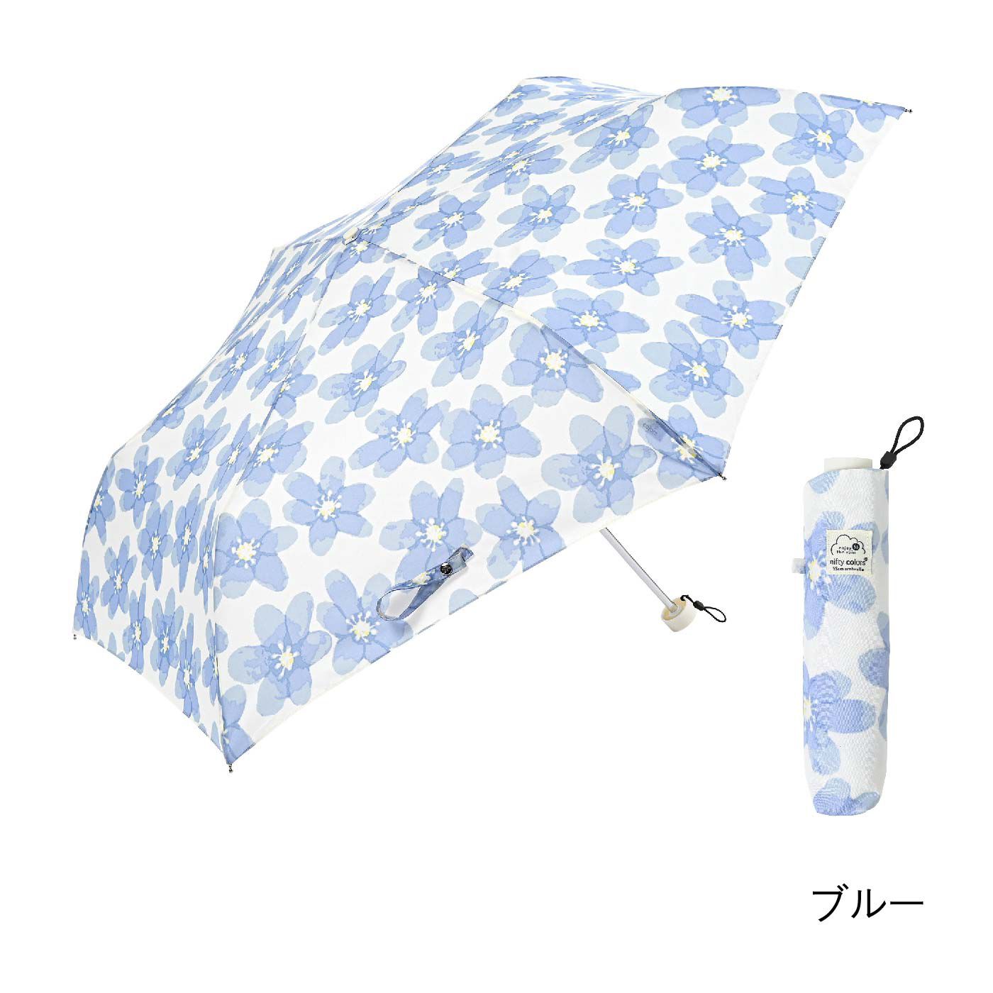 FELISSIMO PARTNERS|ちょっと大きめ折りたたみ雨傘　スフレ