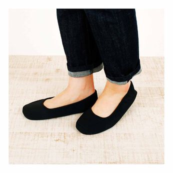 FELISSIMO PARTNERS | シックで合わせやすい 折りたたみ 携帯スリッパ