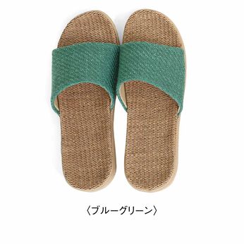 FELISSIMO PARTNERS | ジュート素材サンダル〈ブルーグリーン〉