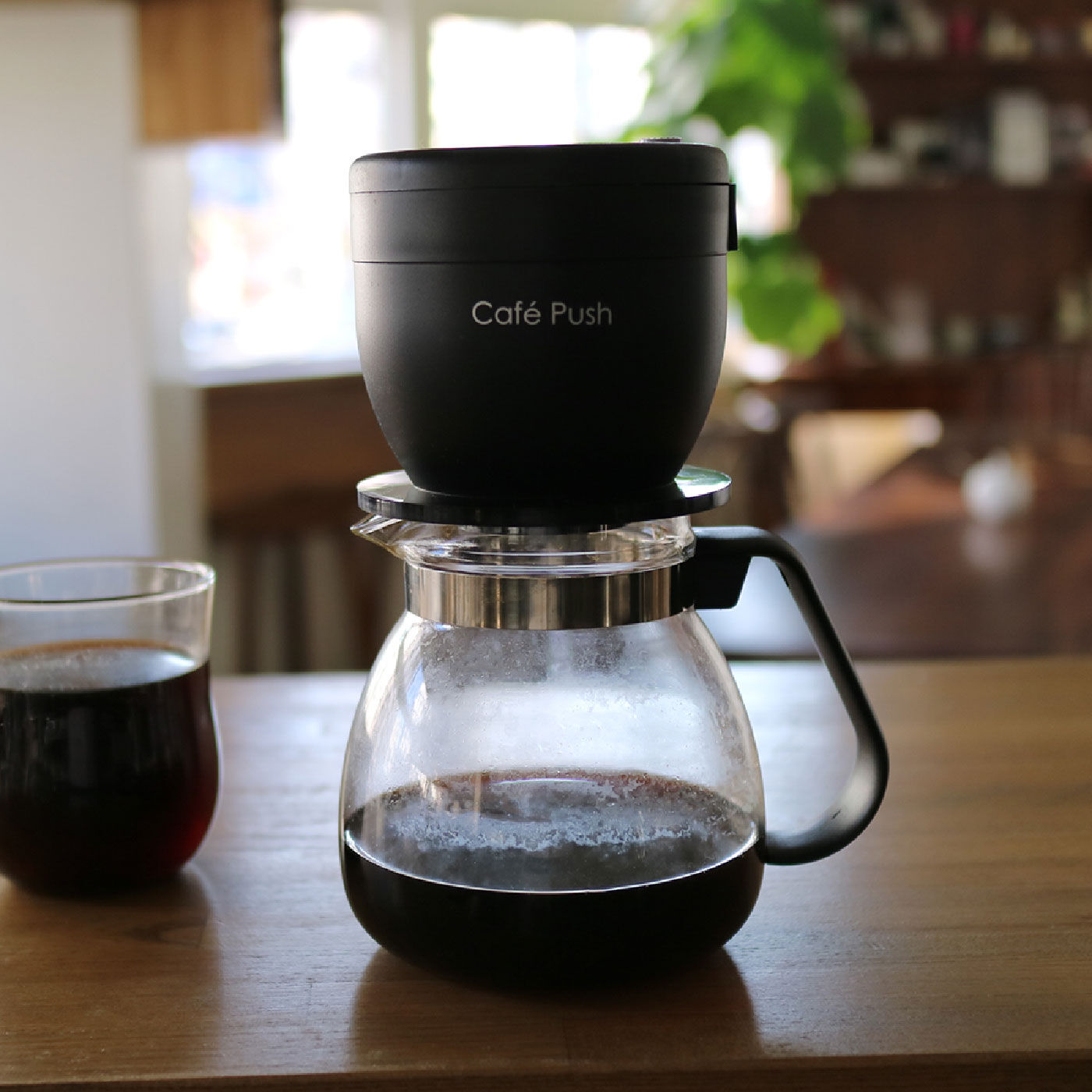 FELISSIMO PARTNERS|コーヒータイムを満喫　じっくり蒸らして一気に抽出　好みに調整できるカフェプッシュ