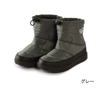 FELISSIMO PARTNERS | あたたか中わたミッドカット防水防滑ブーツグレー