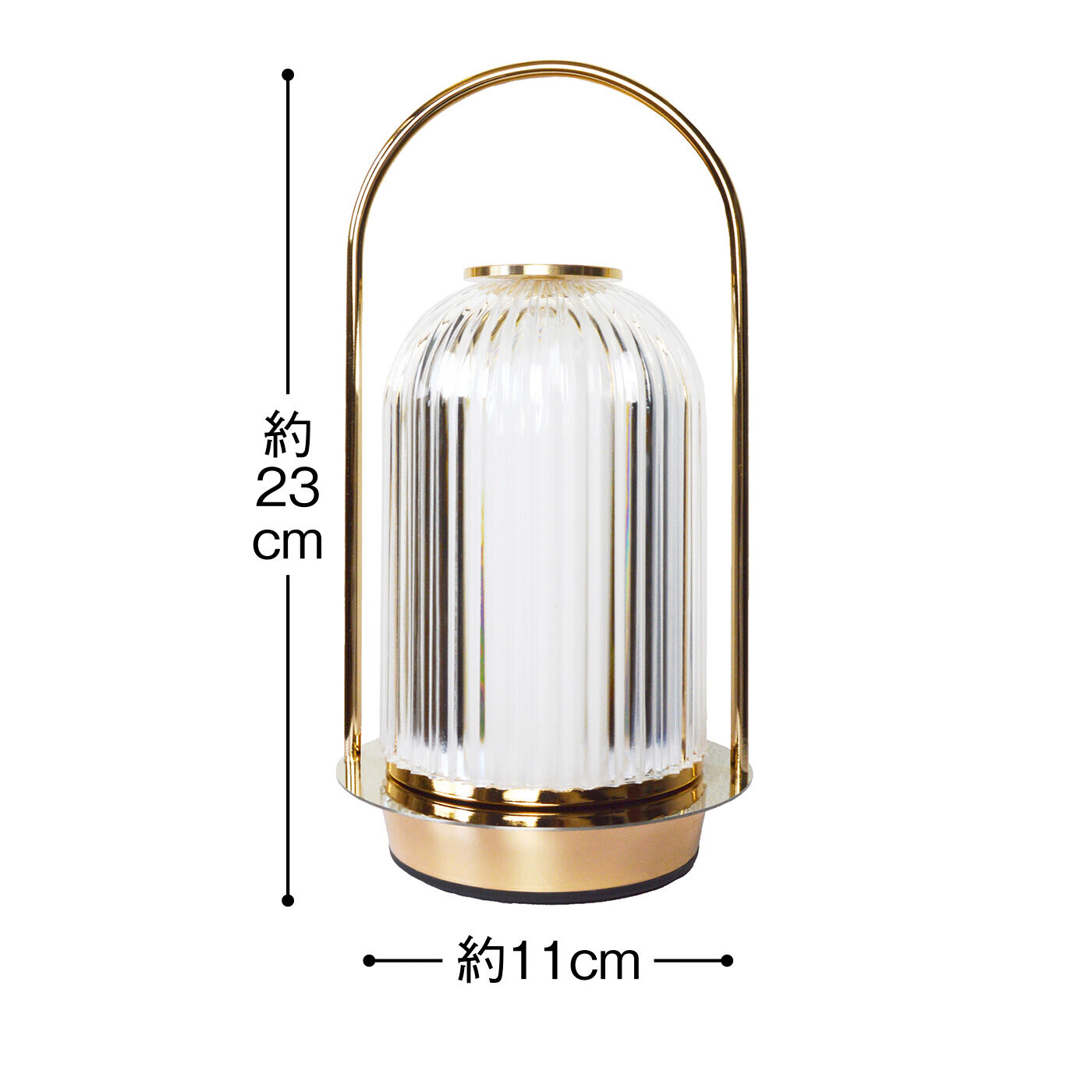 FELISSIMO PARTNERS|こころ落ち着く灯り クラルテ タッチセンサー付き充電式LEDランタンドーム