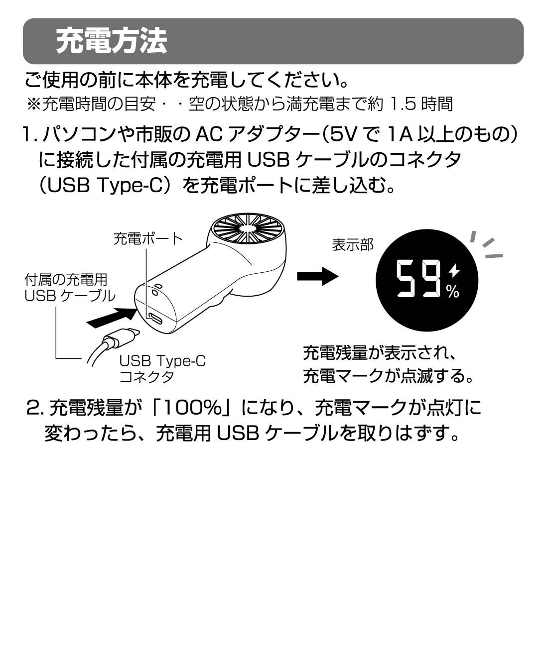 FELISSIMO PARTNERS|小さくて軽い！　てのひらサイズで持ち運びに便利！　ドリテック　てのひらハンディファン