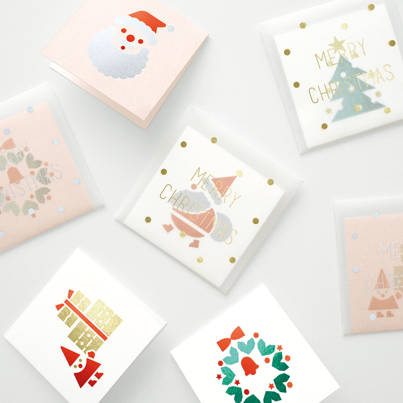 FELISSIMO PARTNERS|プレゼントにそえる　キノスミニクリスマスカード５枚セット