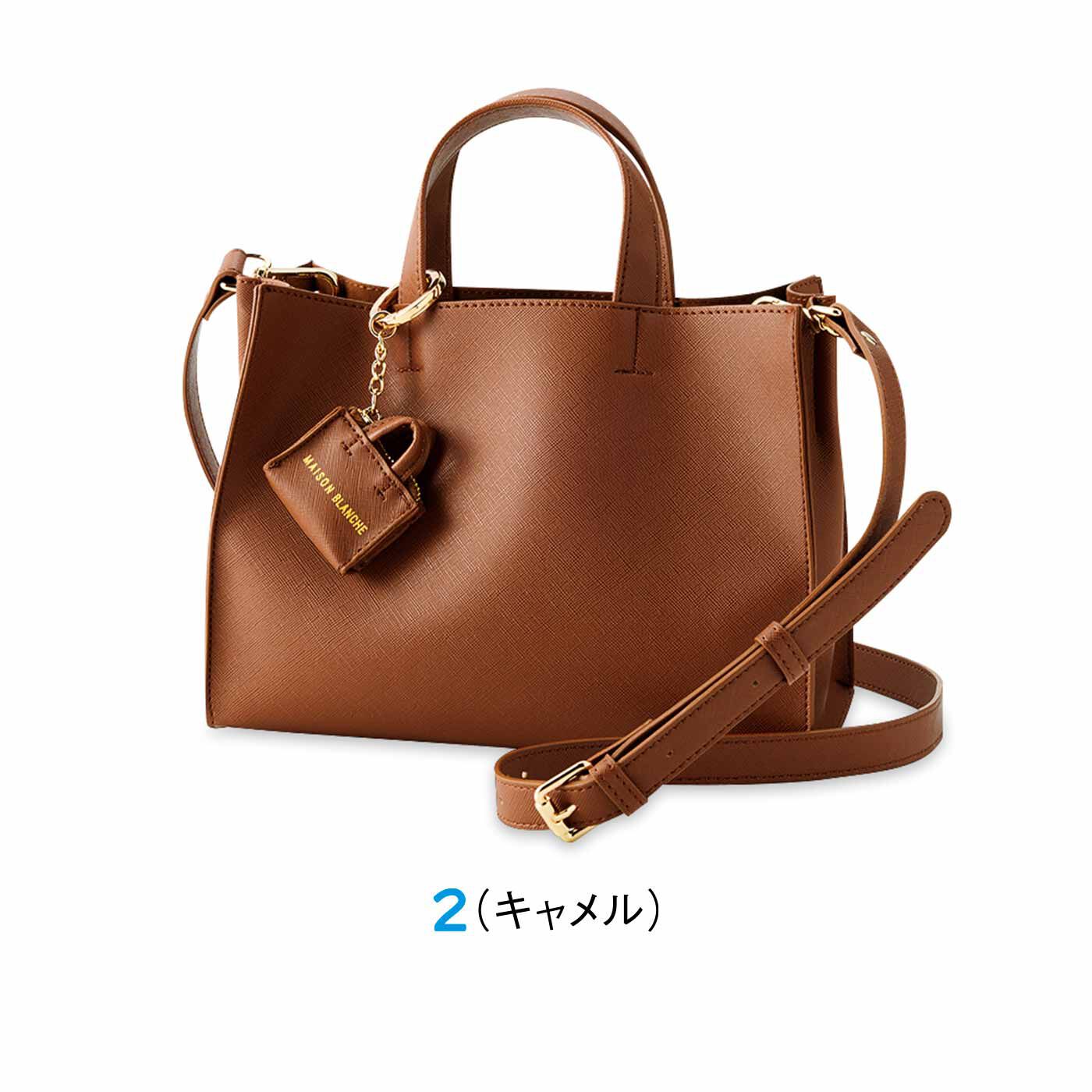 FELISSIMO PARTNERS|オンでもオフでも使える 2-wayショルダートートバッグ