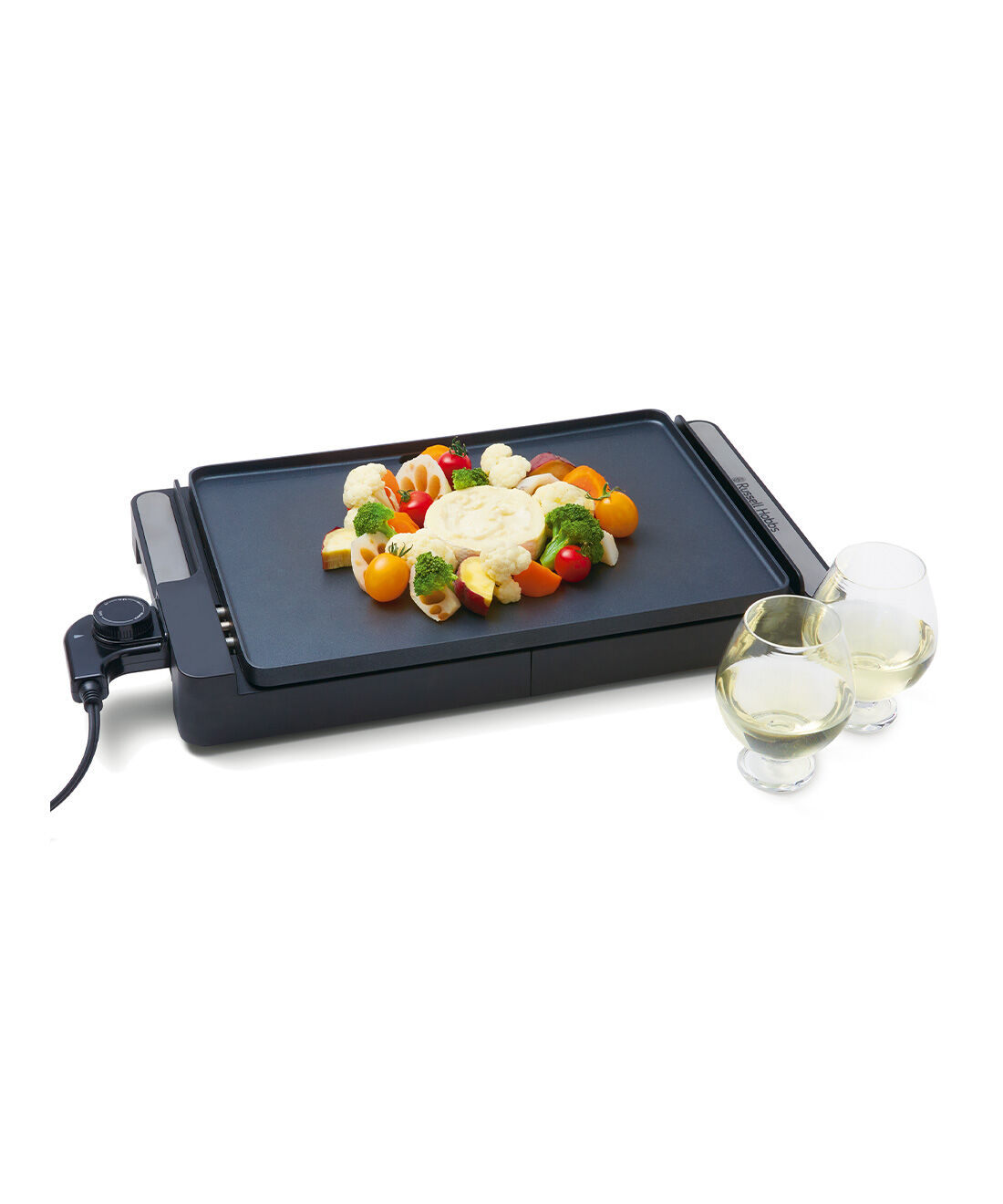 FELISSIMO PARTNERS|【予約便】丸洗いOK！ Russell Hobbs（ラッセル ホブス） 一体型で手軽に使えるホットプレート