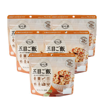 FELISSIMO PARTNERS | お湯だけでほかほかごはん安心米　五目ごはん　５Ｐ