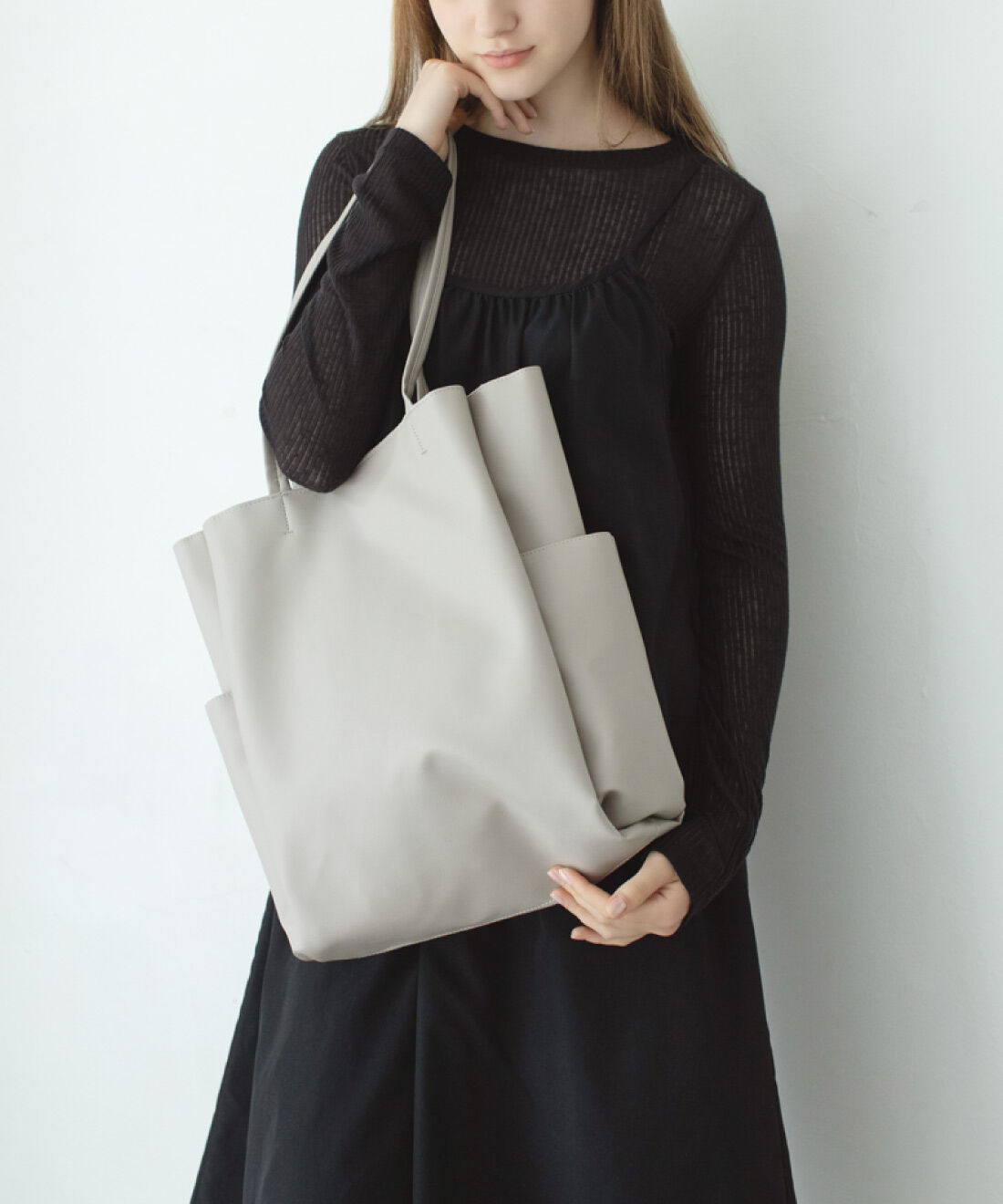 FELISSIMO PARTNERS|充実の仕切りとポケットで収納上手になれるトートバッグ