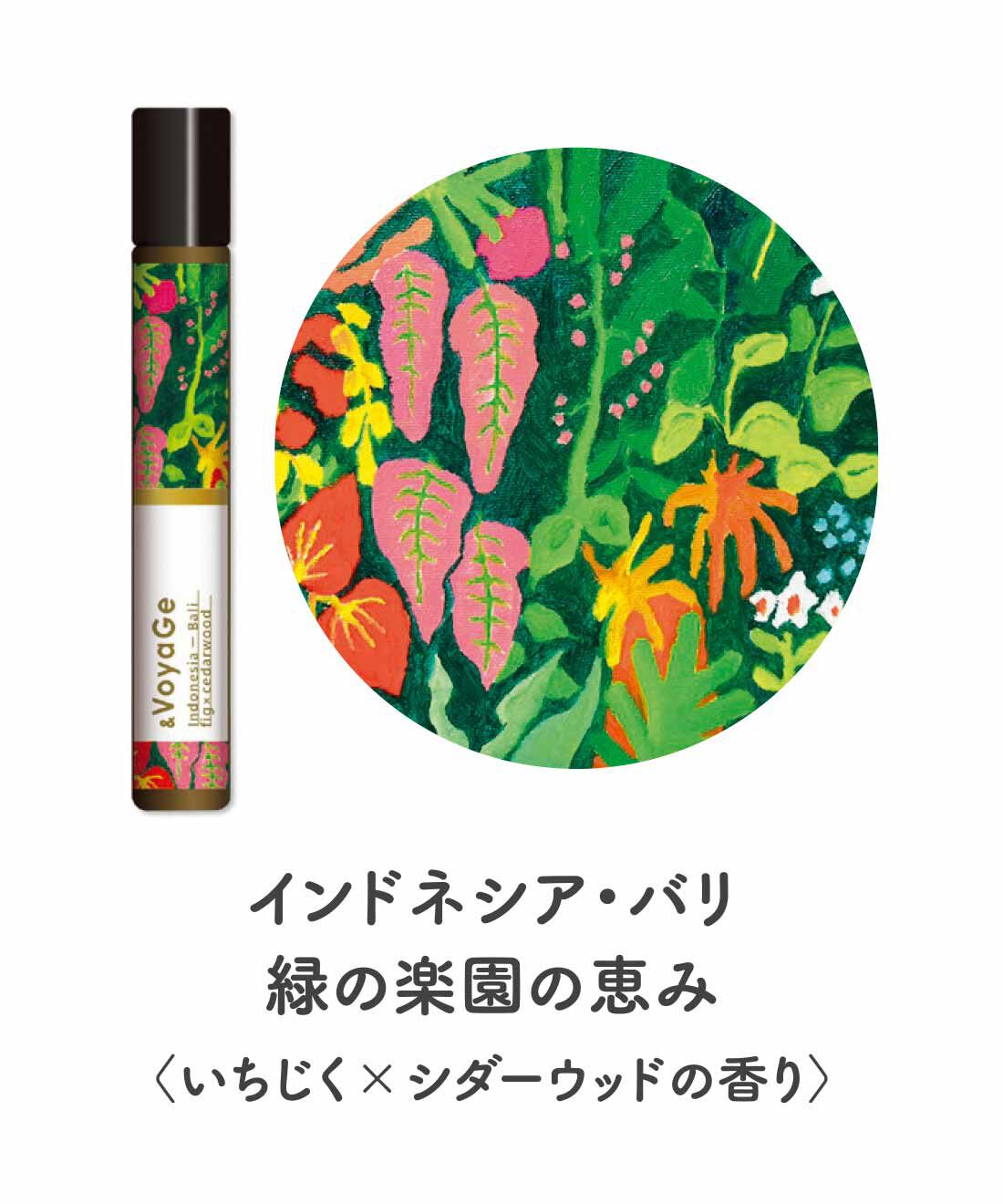 FELISSIMO PARTNERS|＆VoyaGe（アンドヴォヤージュ） 香りの航海 ロールオンフレグランスの会（4回予約）|甘くフレッシュないちじくと深いシダーウッドで、心の底から安らぐ香り。