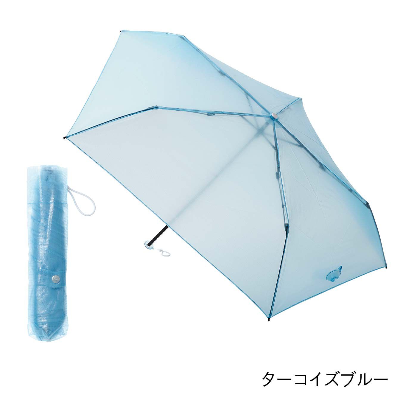 FELISSIMO PARTNERS|ネオンカラーの透け感がおしゃれな軽量折りたたみ傘