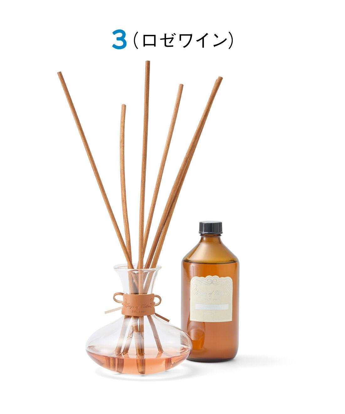 FELISSIMO PARTNERS|【予約便】Songs of Nature（ソングス オブ ネイチャー） ワインのように芳醇な香りのカラフェディフューザー|ローズやハイビスカスを連想させる香りに、ホワイトムスクの気品さをまとった落ち着いた甘さの香り。