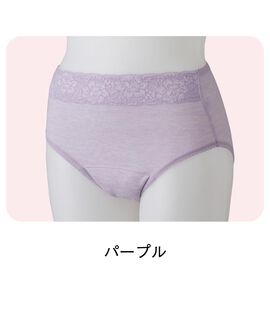 FELISSIMO PARTNERS | 吸水パッドにフィットショーツパープル