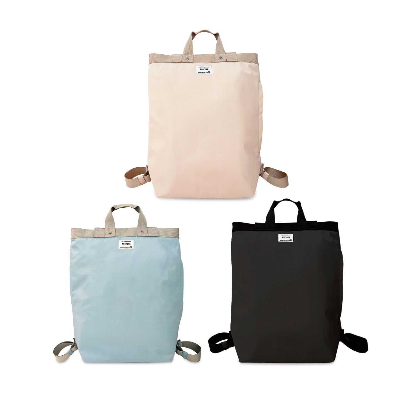 FELISSIMO PARTNERS|ルートート シンプルで合わせやすい ハンドル付きリュック