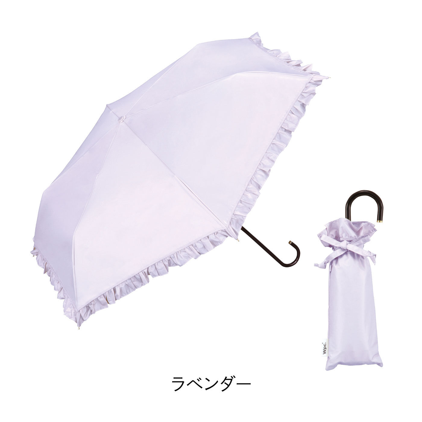 FELISSIMO PARTNERS|華奢（きゃしゃ）な手元やフリルにときめく　遮光クラシック折りたたみ傘