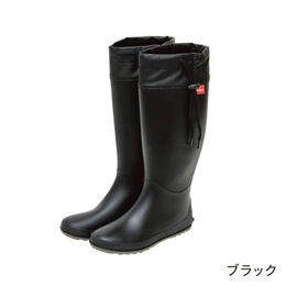 FELISSIMO PARTNERS | ワンデルン　折りたためるレインブーツ　ブラック