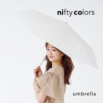 FELISSIMO PARTNERS | 折りたたみ 雨傘 ミックスハート