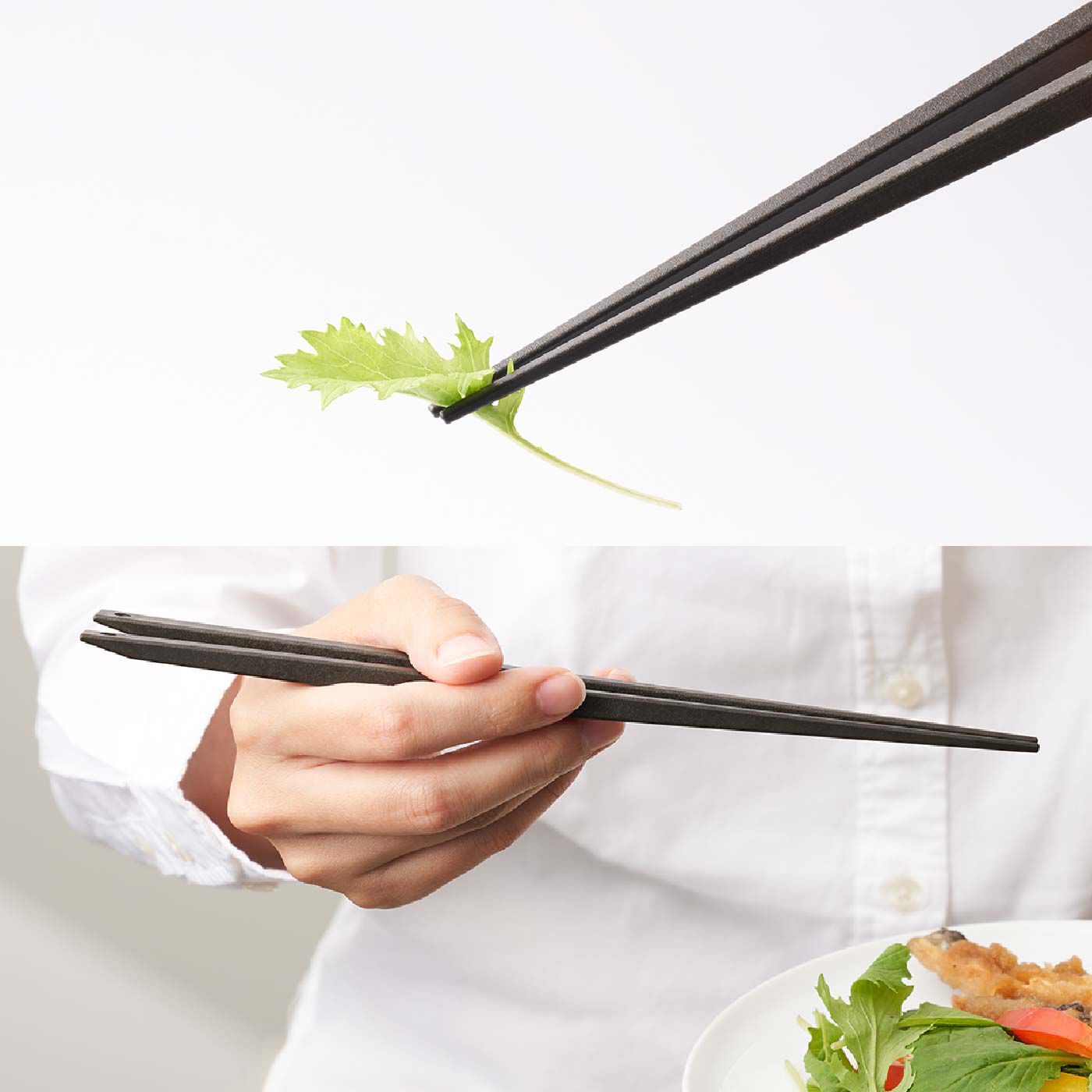 FELISSIMO PARTNERS|所作が身につく　先がつかないお箸　＋ｄウキハシ２膳セット