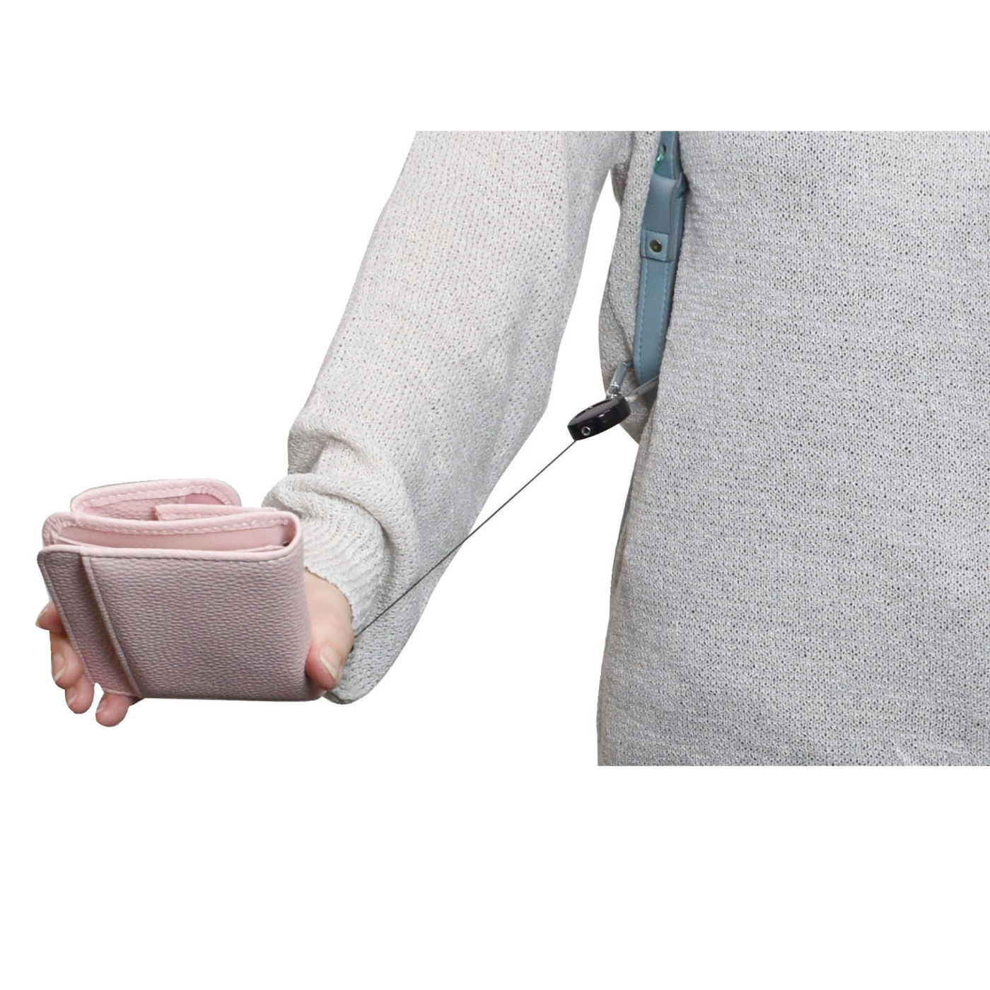 FELISSIMO PARTNERS|小銭入れがガバッと開いて取り出しやすいリール付きコンパクト財布