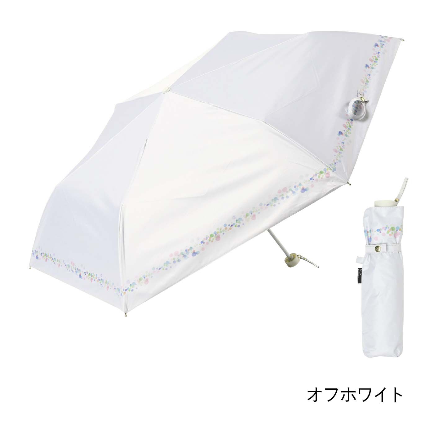 FELISSIMO PARTNERS|折りたたみ晴雨兼用日傘　バブル