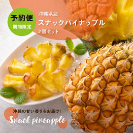 FP産地直送マルシェ | 沖縄の甘い香りをお届け！スナックパイナップル２個