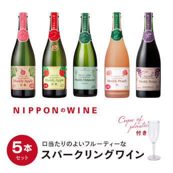 FP産地直送マルシェ | アデカ　スパークリング５本セットプラグラス付き