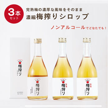 FP産地直送マルシェ | 完熟梅 梅搾り 3本セット