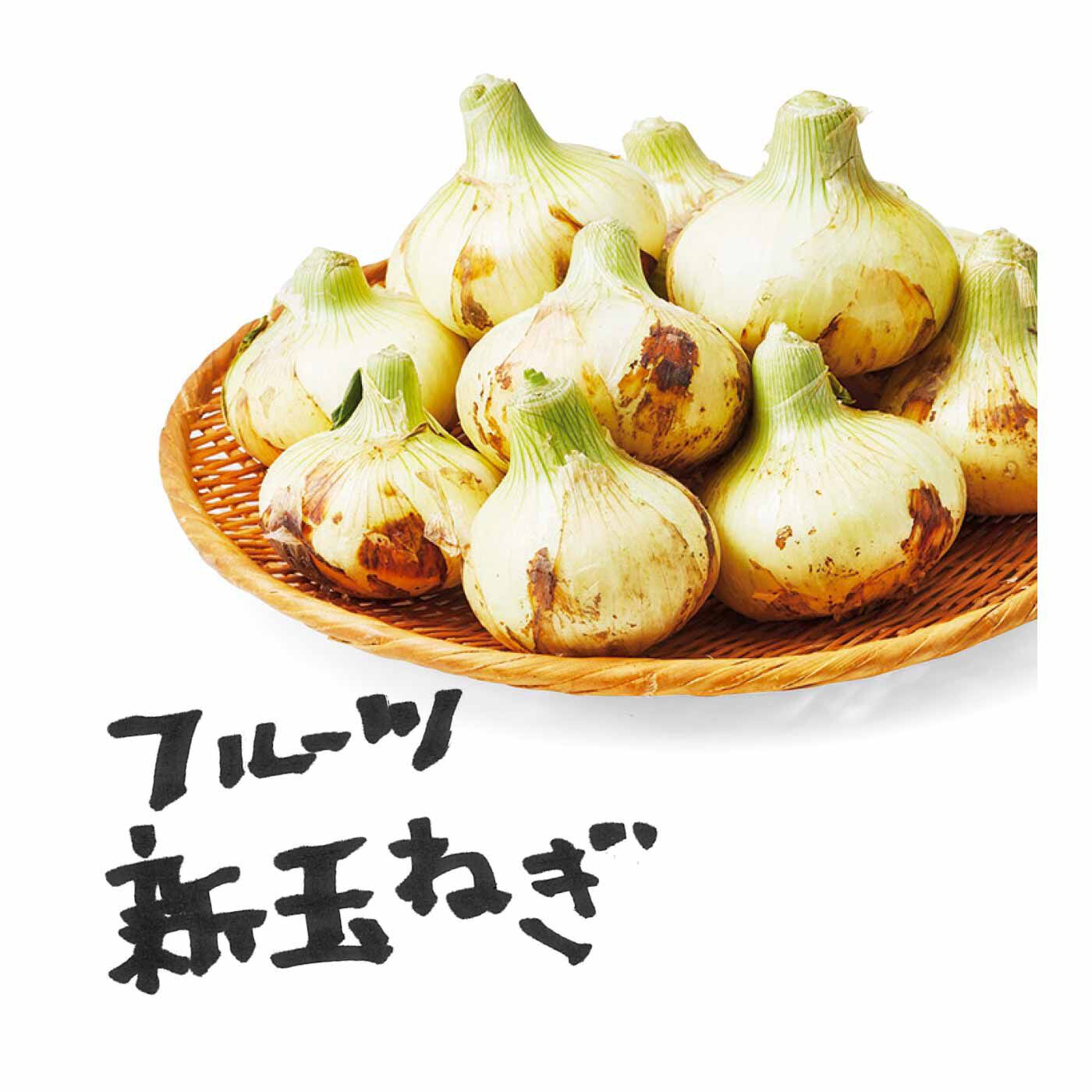 FP産地直送マルシェ|【予約限定・締切6月8日】365日玉ねぎ生活！ 甘くてジューシーな淡路島フルーツ玉ねぎ（R）を存分に楽しむセット（12ヵ月コース）|フルーツ玉ねぎ（R）の中でも、特に甘みが強い新玉ねぎ。収穫から2日以内で出荷するので、格別ジューシー！