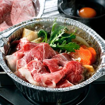 FP産地直送マルシェ | 創業100年 山形 黄木の米沢牛 すき焼鍋 4個セット