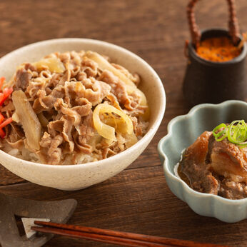FP産地直送マルシェ | 日本料理寺田 国産牛の牛丼と 牛すじ煮込み 2種セット