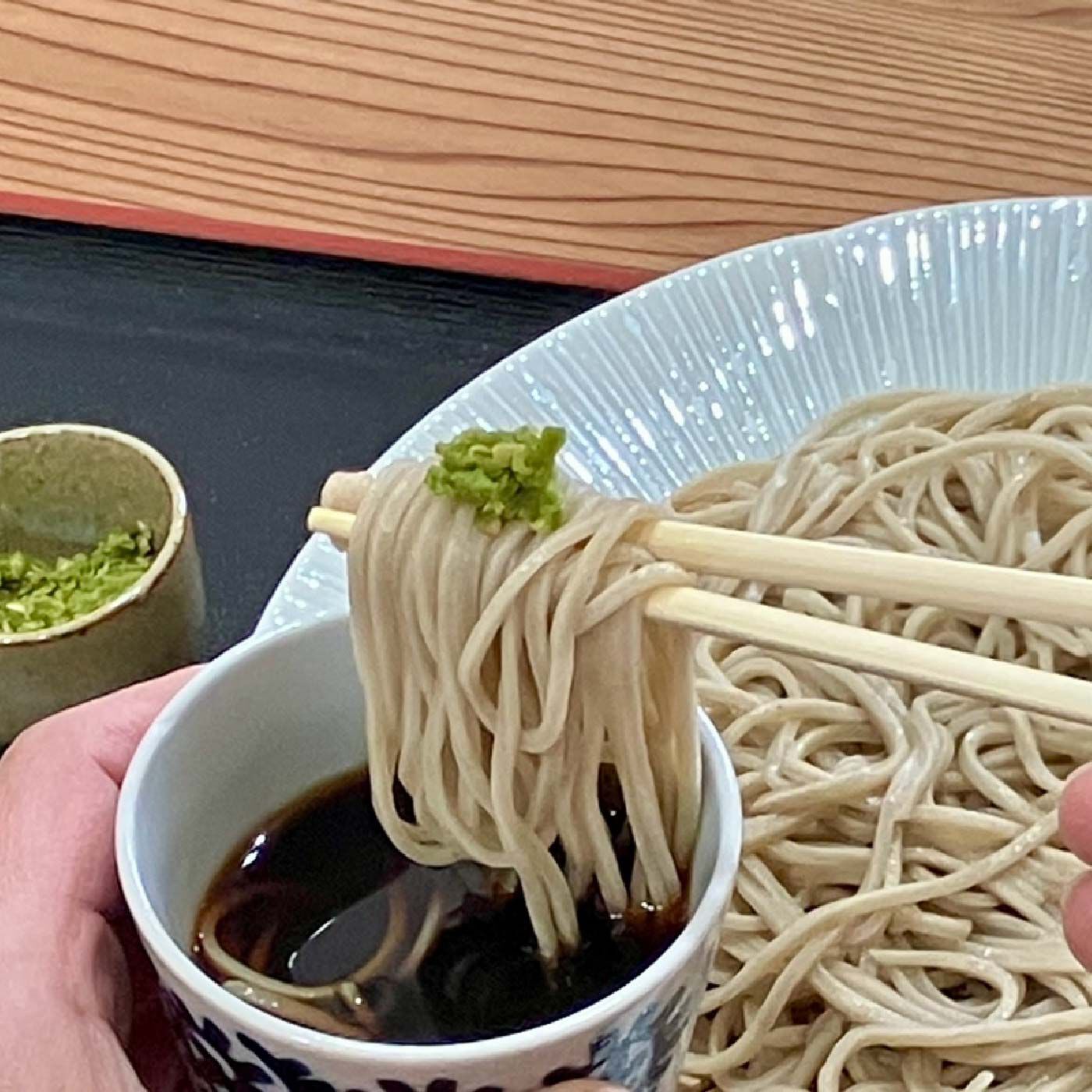 FP産地直送マルシェ|打ちたての味をそのまま！そば処海山の二八そば４食と自家製柚子こしょうのセット
