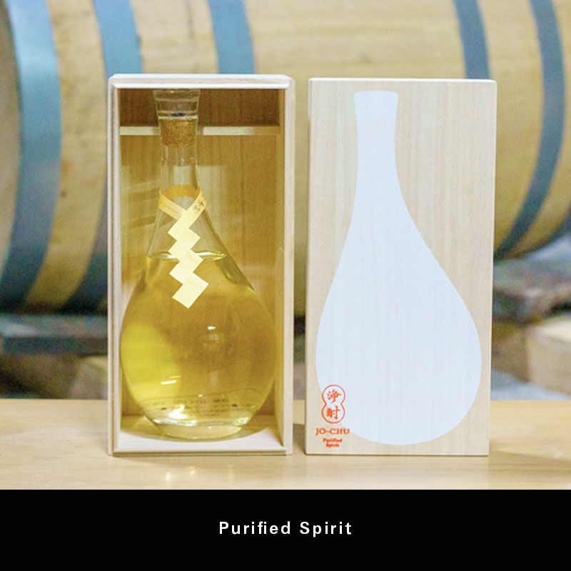 FP産地直送マルシェ|浄酎 -Purified Spirit 金紙垂 アメリカンホワイトオーク樽熟成 710ml / 桐箱