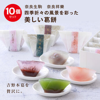 FP産地直送マルシェ | 奈良祥樂 大和の和菓子 葛餅 10個セット