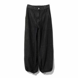 MEDE19F | アシメトリーパッチデニムパンツ〈ＢＫ〉ＭＤ１９